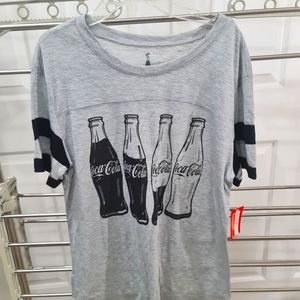 BRAND NEW Coca Cola Grey Gray Tshirt